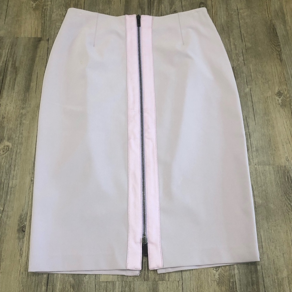 Votre Nom Light Pink Periwinkle Two-Piece Blazer Jacket and Skirt Set - Picture 11 of 15